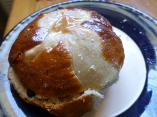 Mal's first attempt at Hot x Buns..yummy!
