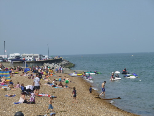 A sunny day on Herne Bay sea front