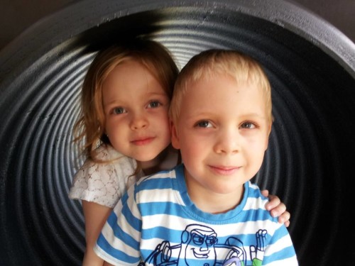 Scarlet and Jack at Quex Park