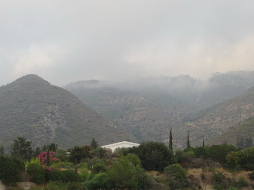 Low cloud around our house