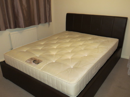 A complete bed in the spare room!